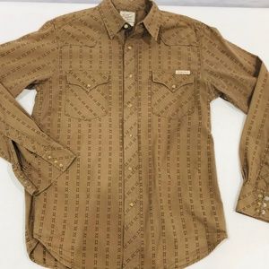Lucky Brand LS Western Style Button Down Medium